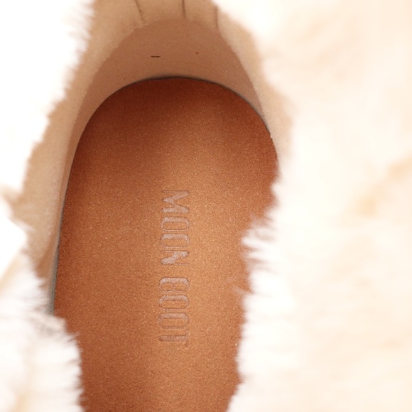 NEW Moon Boot Luna Shearling Suede Water Resistant Boots Women's Size 7 / 38 EU - Picture 6 of 8